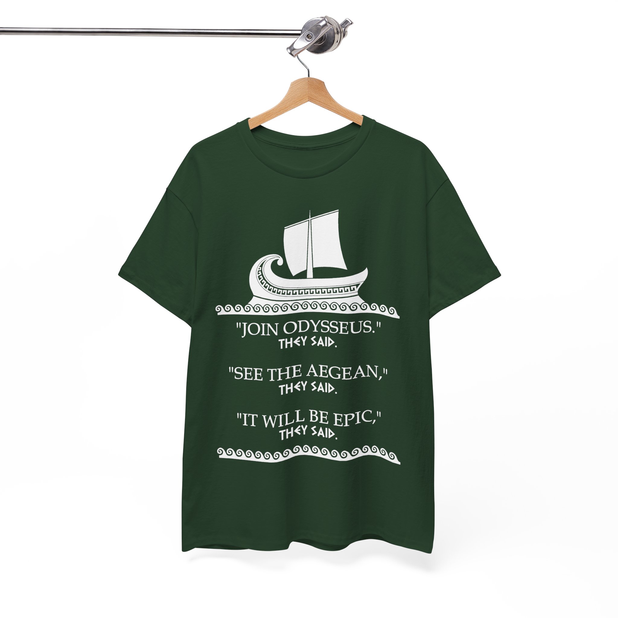 Join Odysseus T-shirt - Funny Odyssey tee - Greek Mythology - Image 8