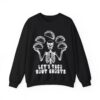 Let’s Taco ‘Bout Ghosts Sweatshirt - Funny Halloween Costume Taco Shirt Skeleton Costume Halloween Party Sweatshirt