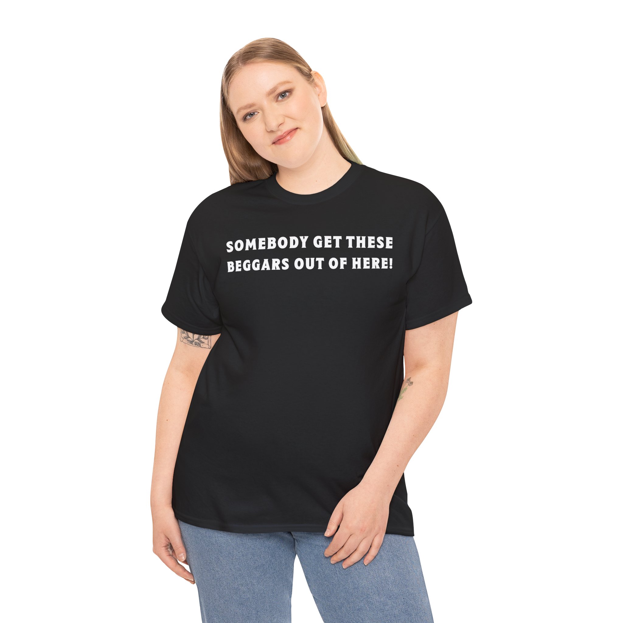 Somebody Get These Beggars Out of Here - Meme The Odyssey 2026 Shirt - Image 3